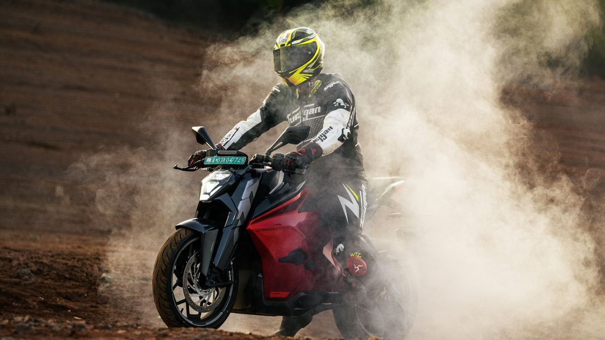 印度超紫外 F77电动摩托车打印最远旅行记录
