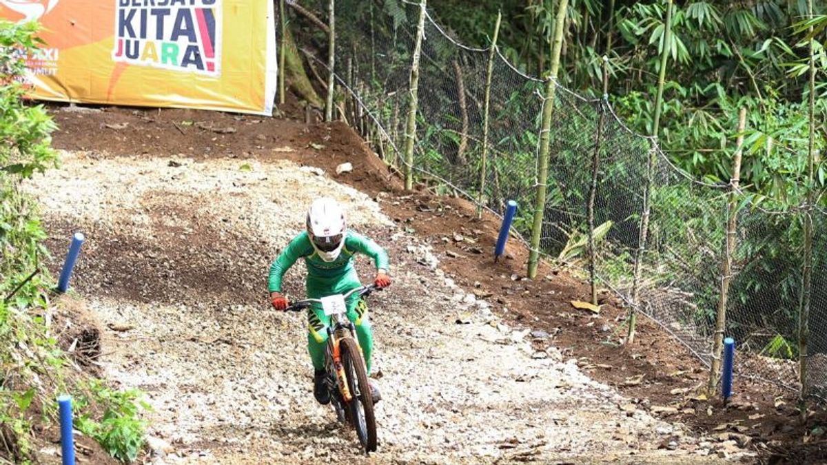 PON XXI 2024: East Java Dominates Bicycle Racing Number Downhill Individual