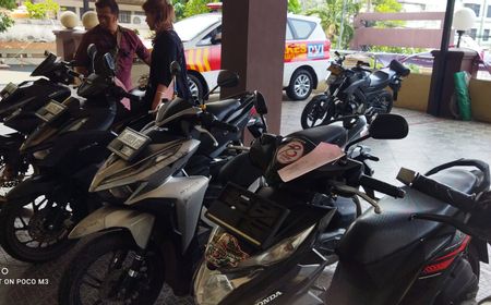 Polisi Tangkap 3 Orang Pencuri Motor di Kawasan Jaktim, 4 Motor Disita Sebagai Barang Bukti