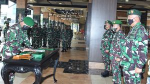 KSAD Jenderal Andika Perkasa Pimpin Sertijab Pangkostrad dan 5 Pejabat Teras TNI AD