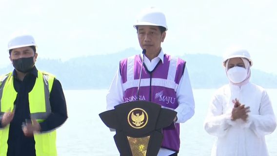 Resmikan Terminal Kijing di Pelabuhan Pontianak Kalbar, Jokowi: Tadi Saya Tanya ke Pak Dirut Pelindo, Nilainya Gede Sekali Rp2,9 Triliun