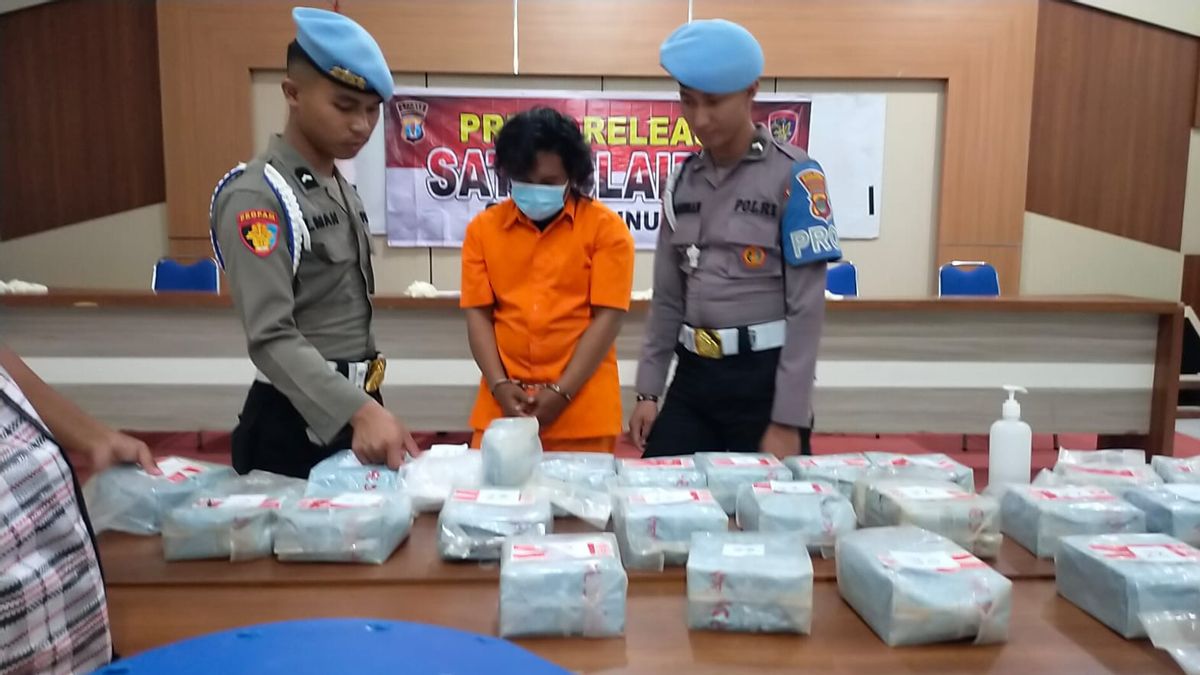 La police de Nunukan n’a pas recouru au trafic de 31 kg de méthamphétamine en provenance de Malaisie