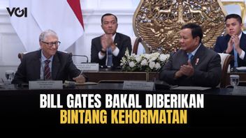 Bill Gates Bakal Diberikan Bintang Kehormatan oleh Prabowo Subianto
