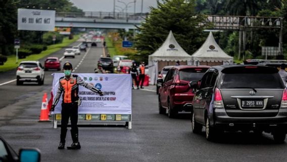 PPKM Extended, Bogor Resort Police Expands Blocking To Exit Ciawi Toll