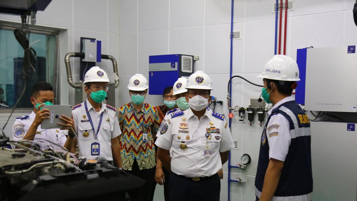 Kurangi Polusi Kendaran, Kemenhub Hadirkan Laboraturium Uji Emisi Heavy Duty R49