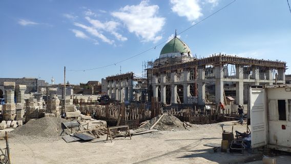 ISISによって破壊されたイラクのジャミアルヌリモスクが年末にオープンする再建がほぼ完了しました