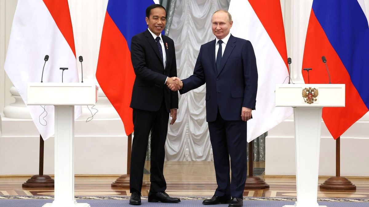 普京总统致电佐科总统：俄罗斯赞赏印度尼西亚建设性和非政治化的轮值主席国