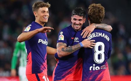 Real Betis Vs Atletico Madrid 1-3: Los Rojiblancos Tembus 4 Besar Klasemen La Liga