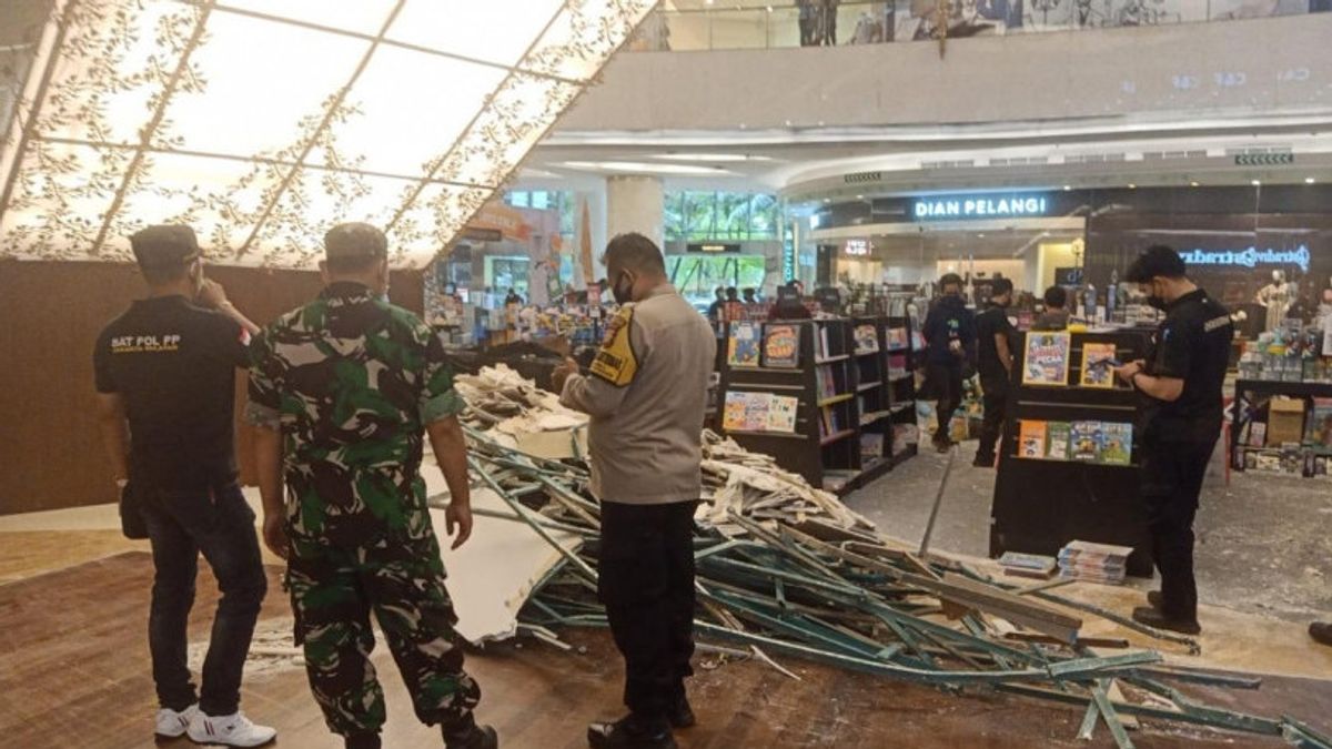 Penyelidikan Jatuhnya Atap Mal Kemang Village Dilakukan Karena Ada Korban Alami Luka