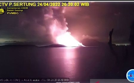 Siaga Gunung Anak Krakatau, PVMBG Sebut Jalur Penyeberangan di Selat Sunda Relatif Aman