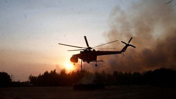 Ribuan Orang Dievakuasi Akibat Kebakaran Hutan di Yunani, Satu Kota Ikut Terbakar