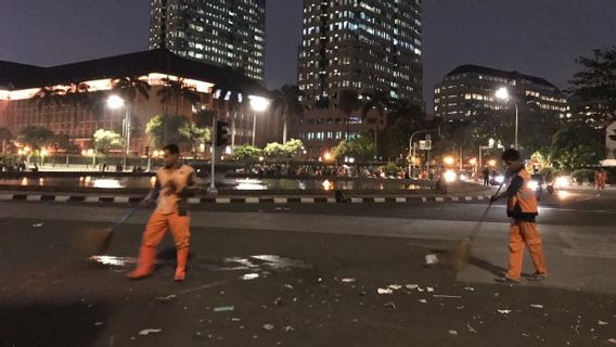 Demo Bubar, Akses Jalan Sekitar Istana dan Monas Kembali Dibuka