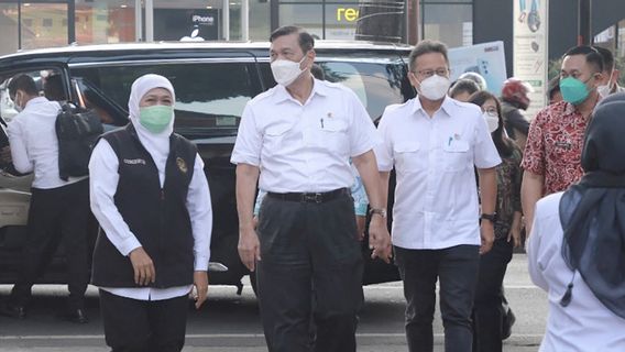  Menko Luhut dan Menkes Cek Penanganan COVID-19 di Malang Raya