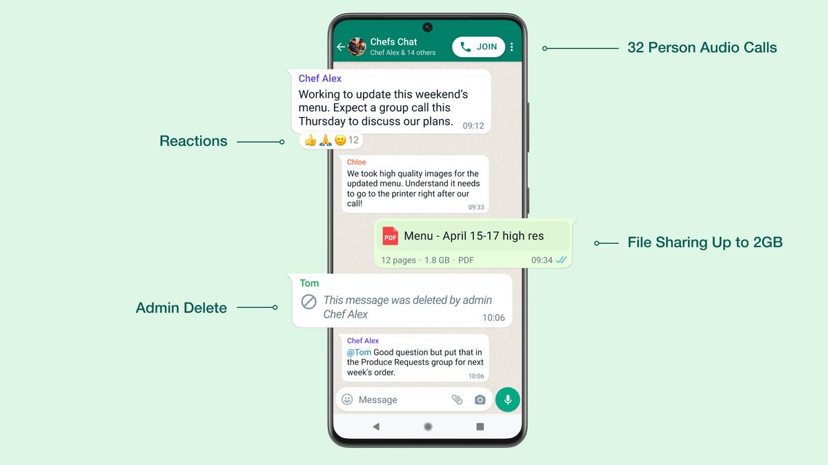 WhatsApp Akan Menambahkan Fitur Reaksi Emoji Baru dan Pengiriman File hingga 2GB