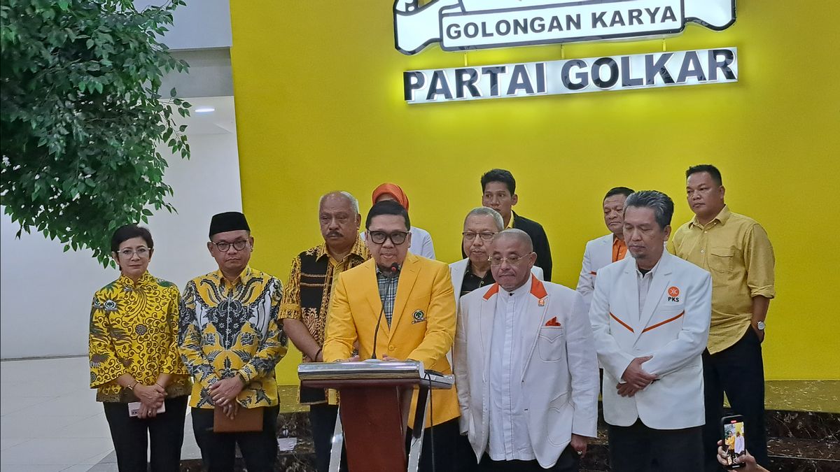 Airlangga Tak Terlihat Saat PKS Berkunjung ke Kantor Golkar, Kemana?