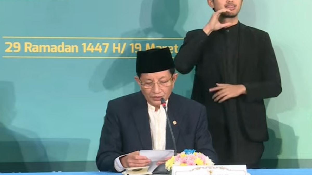 Pemerintah Tetapkan Idulfitri 2026 Sabtu 21 Maret