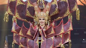 Gaya Unik Novi Liana Kenakan Kostum Restoran Padang di Miss Grand Internasional 2024