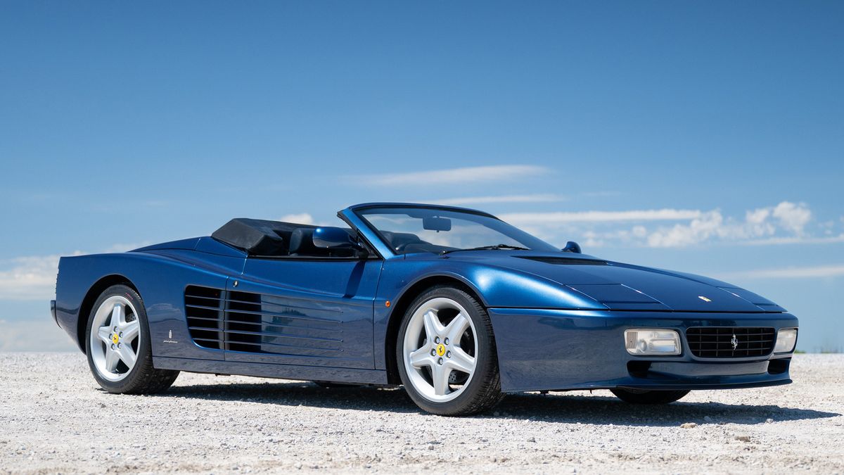 La Ferrari 512 TR Spider n’a pas atteint le sultan de Brunei en vente aux enchères