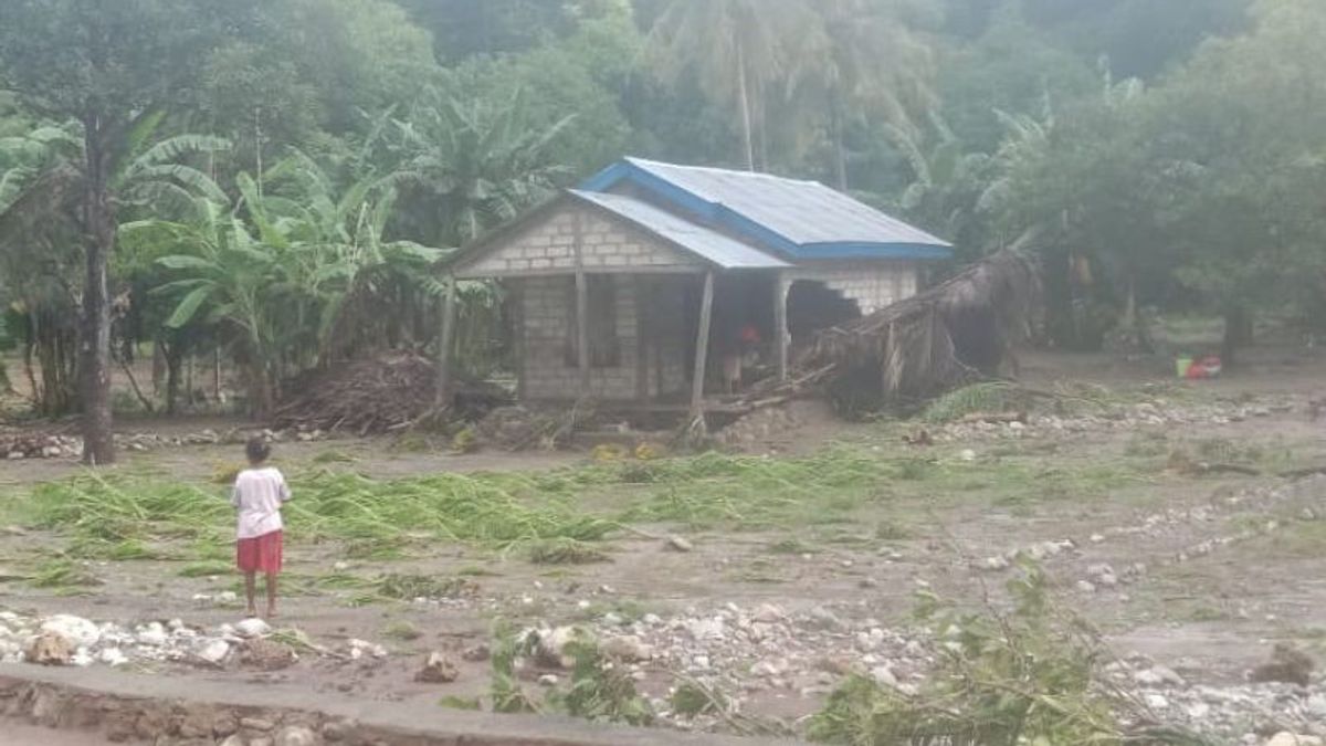 29 Units Of Citizens' Houses In Naitiel Kupang Village Lost In Bandang Floods, 85 Families Sustained