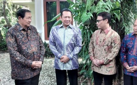 Pimpinan MPR Temui SBY Bahas Situasi Negara