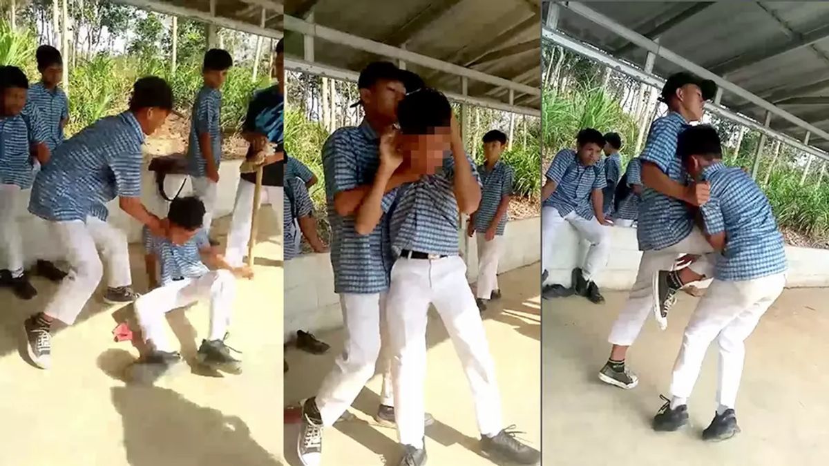 Cilacap 中学校いじめ事件, 警察 Ciduk 5 生徒