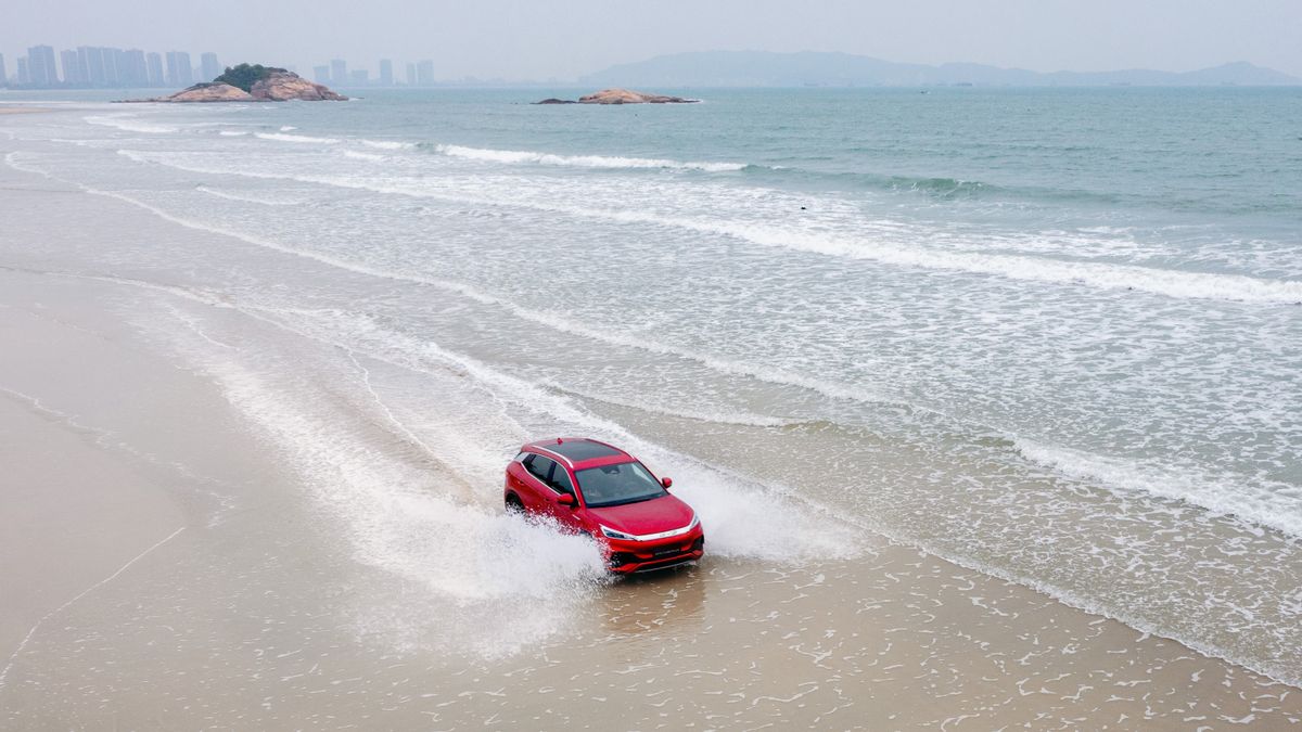 En regardant le développement des ventes de voitures électriques en Chine, c'est la réponse