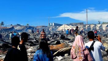 500 Merchants Hangus During The Sorong Remu Market Fire, Police Intervene