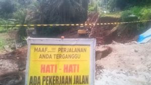 Budget Suction Of IDR 22 Billion, Road Reconstruction Damaged Due To Earthquake In West Pasaman Begins