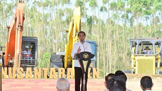 Work Afternoon To Build IKN, Construction Workers Receive Jokowi's Thanks