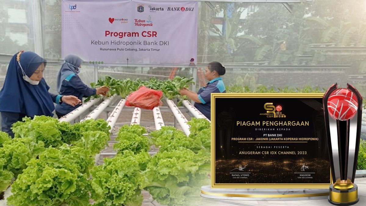 Commitment To Implementing Sustainable Business, Bank DKI Wins CSR Award IDX Channel 2023