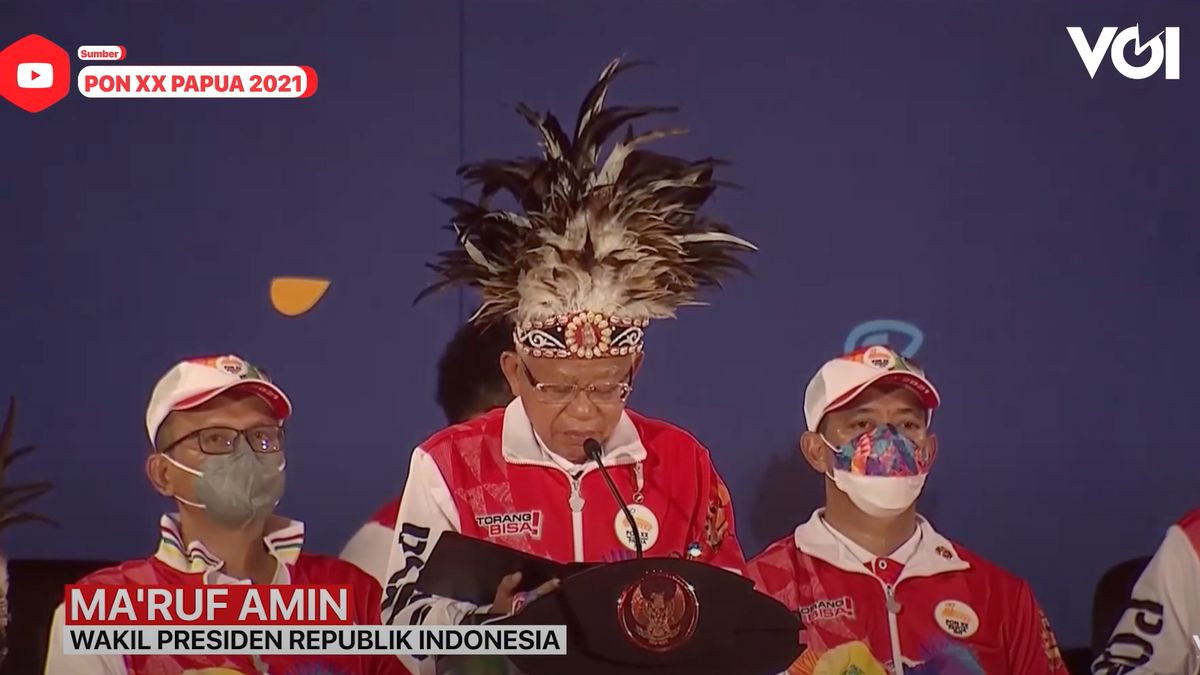 VIDEO: Tutup PON XX, Wapres Ma’ruf Amin Puji Papua 