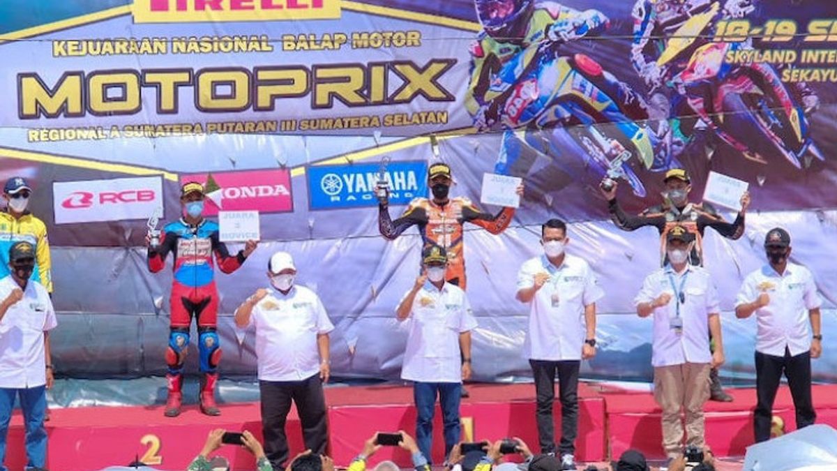 Pembalap PPLPD Muba Sabet Juara Kejurnas Motoprix Piala Presiden