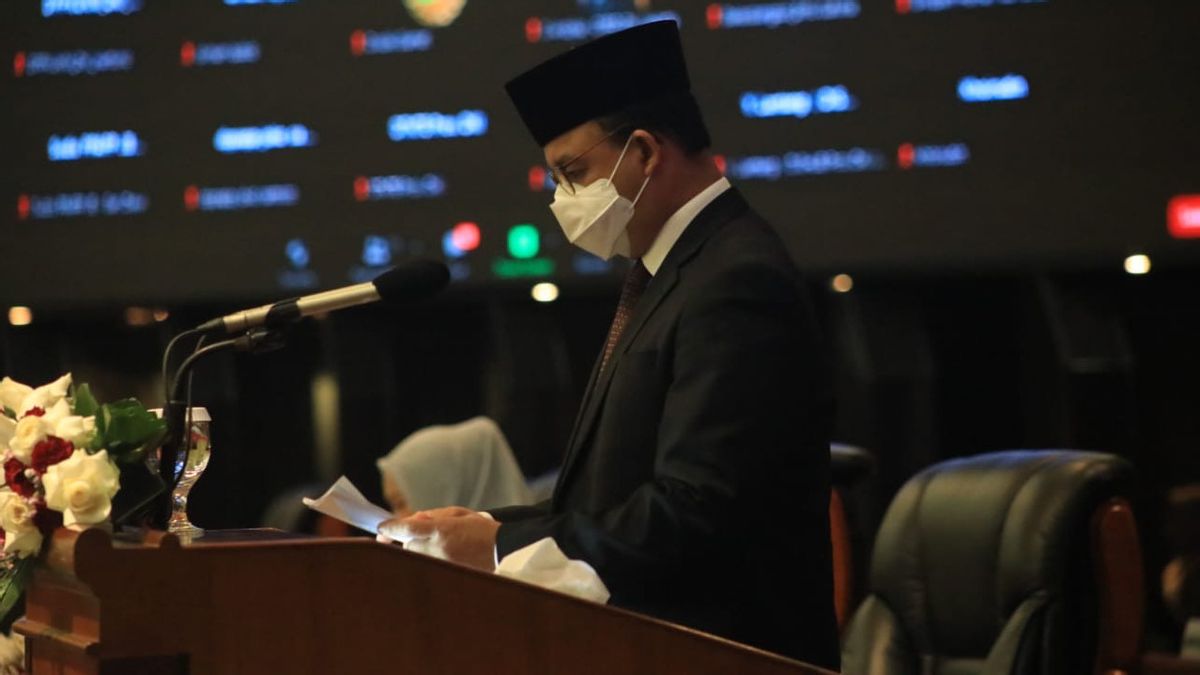 Bahas Raperda Jaringan Utilitas bersama DPRD, Anies Baswedan Ingin Jakarta Jadi Kota Modern