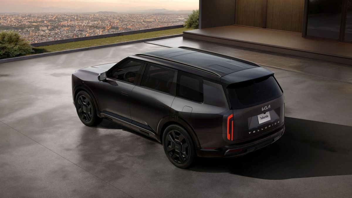 Kia炫耀Telluride 2027看起来更凶猛