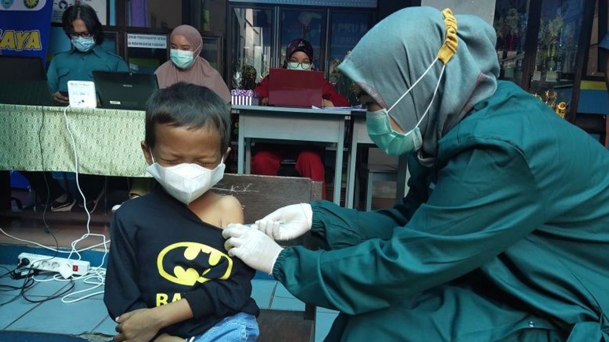 Continues To Increase, Now Child Vaccination In Palangka Raya Reaches 60 Percent