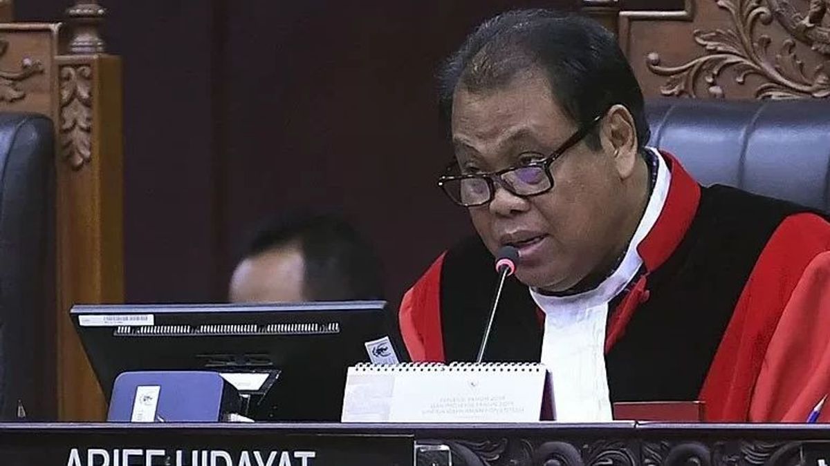 Profile Of Arief Hidayat, Judge Of The Constitutional Court, Disagrees With The Decision Of The Age Limit For Presidential And Vice Presidential Candidates