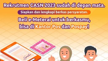 Buying E-Materai CASN 2023 Easier At Post Offices And Pospay