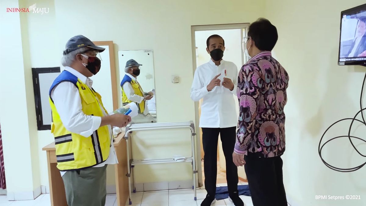 Jokowi: Jeudi, Le Dortoir Pondok Gede Hajj Peut être Utilisé Pour Traiter Les Patients COVID-19