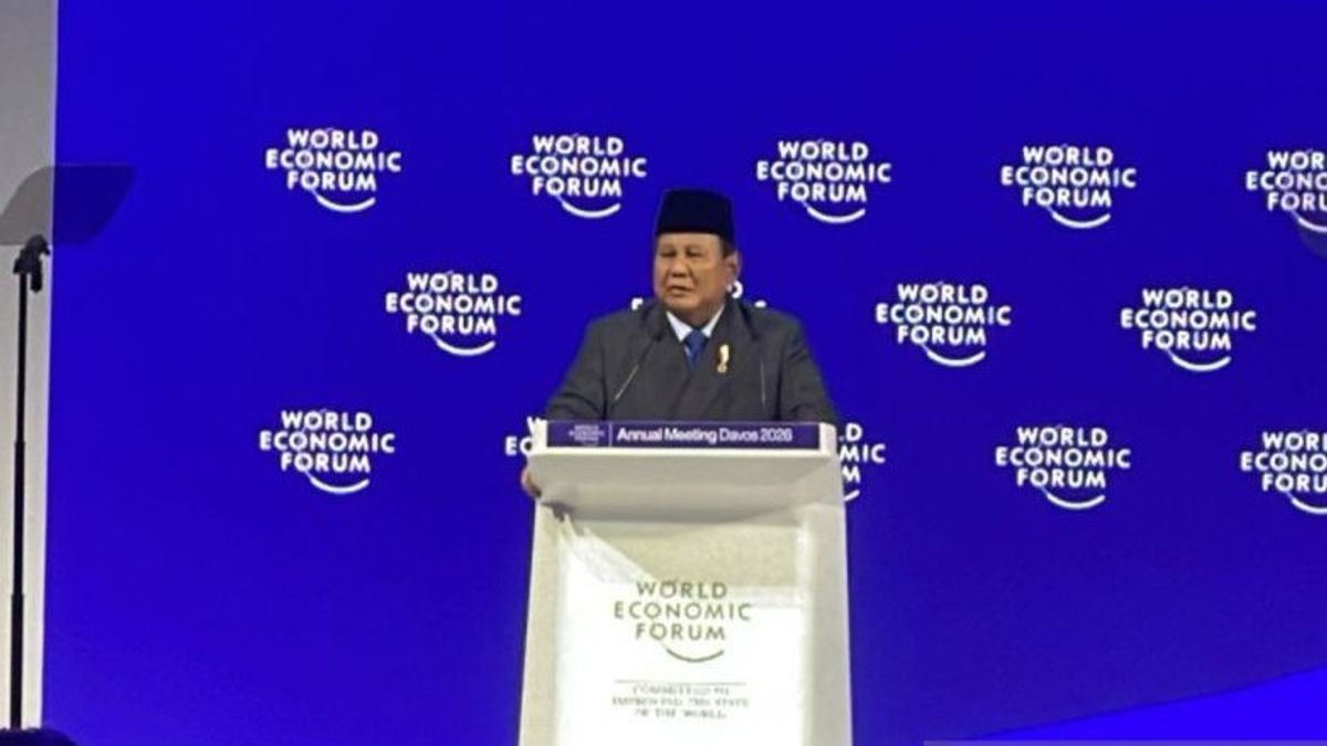 WEFダボスで、プラボウォはインドネシアの教育のデジタル化について語ります