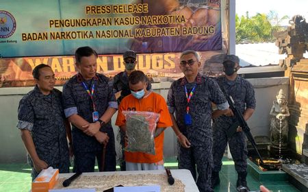 Terima Paket Ganja 1 Kg, Pelatih Surfing di Bali Diduga Jaringan Sindikat Medan Ditangkap BNN