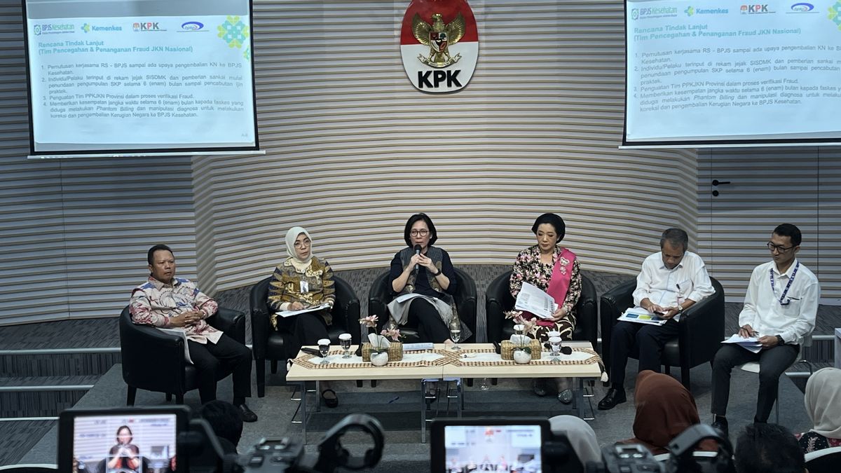 Kpk endus fraude revendications BPJS qui ont coûté 35 milliards de roupies à l’État dans 3 hôpitaux