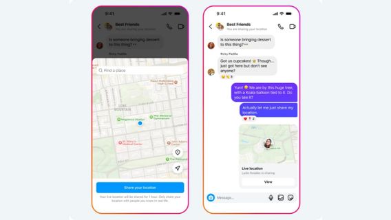 Meta lance une fonction de partage d’emplacement directement sur DM Instagram