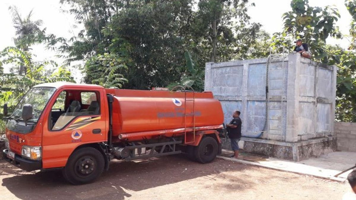 BPBD Gunungkidul Prepares Clean Water Assistance To Anticipate The Impact Of Drought