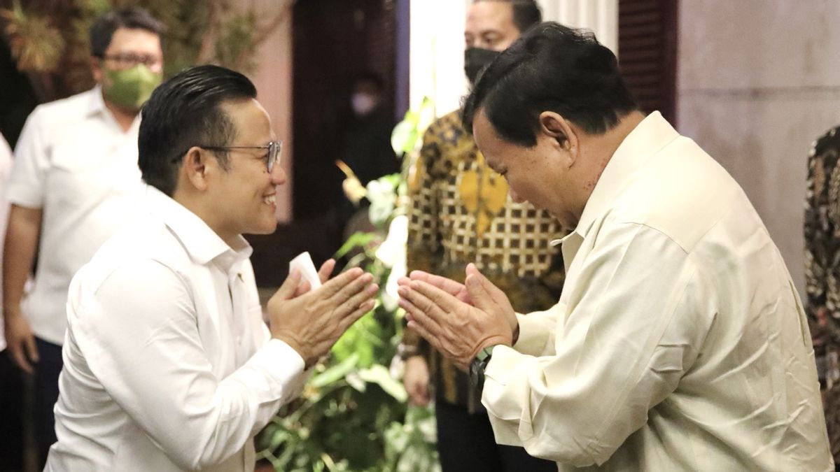 与Gerindra合作，称为伟大的印度尼西亚复兴联盟，PKB：理想的Prabowo-Cak Imin夫妇！