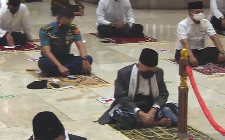 Usai Salat Jumat di Istiqlal, Wapres Ma'ruf Tinjau Penerapan Prokes di Katedral Jakarta