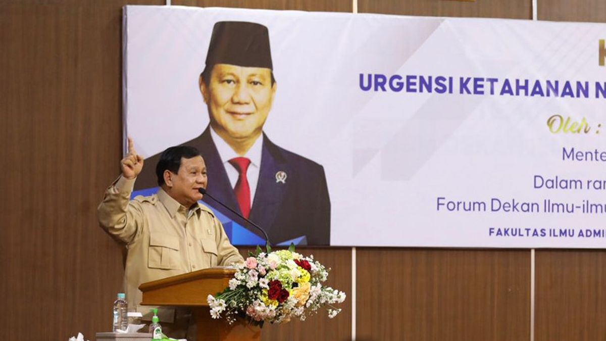 Prabowo: Sebuah Bangsa Tidak Bisa Digerakkan Satu Orang
