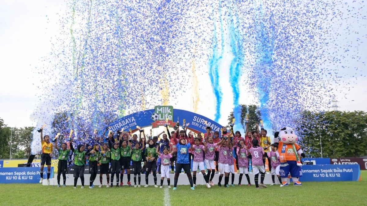 2つの新しいチャンピオンが誕生したミルクライフサッカーチャレンジスラバヤシリーズII 2025-2026