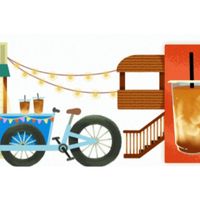 Google Doodle Hari Ini Merayakan Minuman Viral Kopi Susu Gula Aren