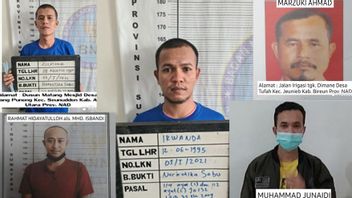 Flush Officiers Avec De L’eau Chili, 5 Prisonniers BNN Sumut Escape
