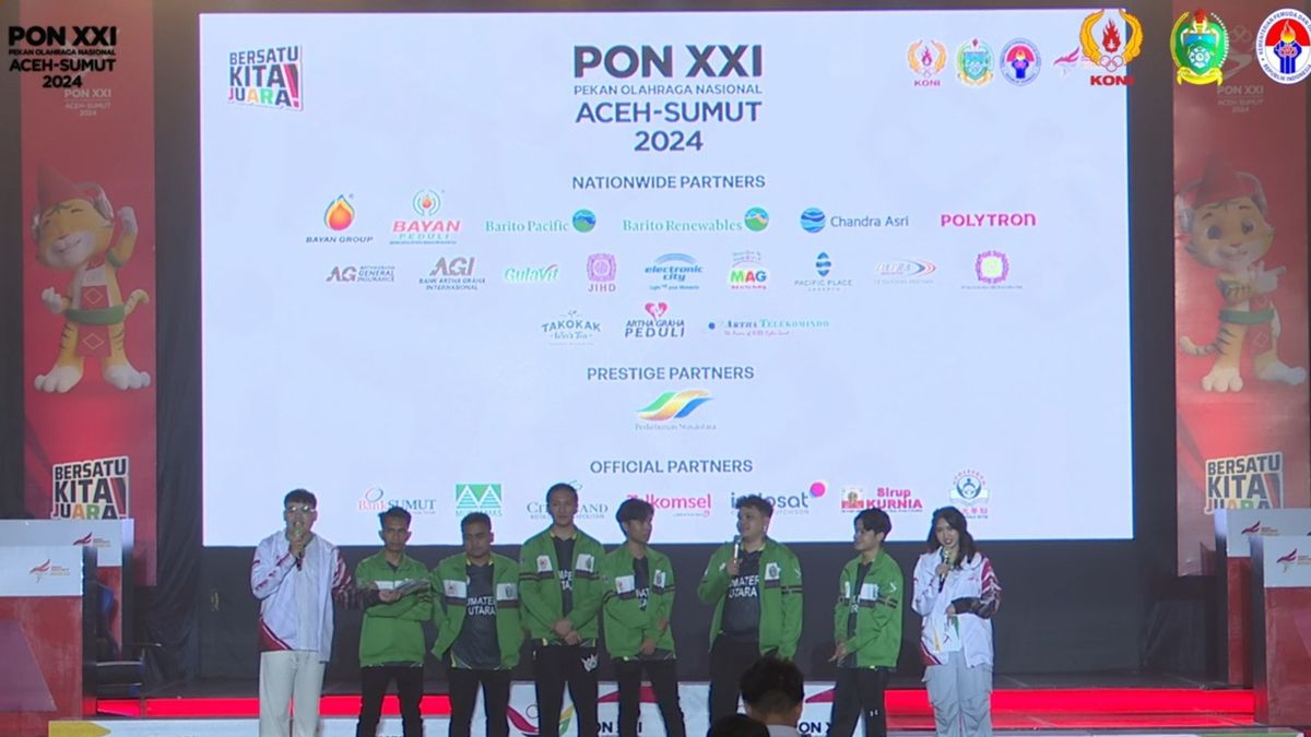 تمكن فريق شمال سومطرة MLBB من الاستيلاء على الذهب في PON XXI Aceh-Sumut 2024